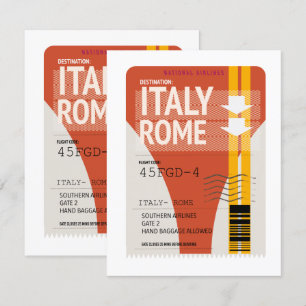 bilhete de férias Itália Roma