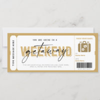 Bilhete de Fiação do Hotel Voucher de Getaway no F