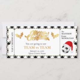 Bilhete de Futebol de Natal, Voucher Presente Surp