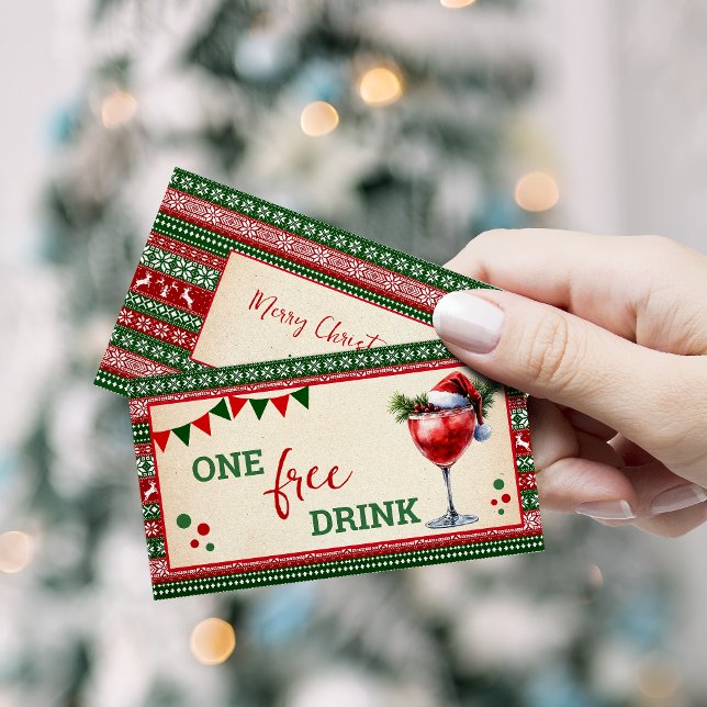 Bilhete de Ingresso para Festa de Natal com Suéter (Criador carregado)