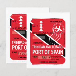 bilhete de viagem porto de espanha trinidad e toba