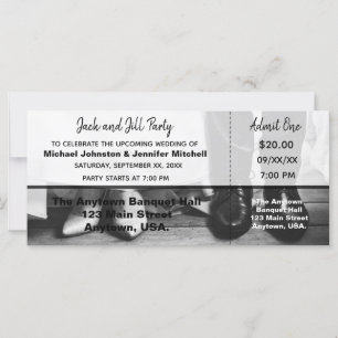 Bilhete para a Festa de Casamento de Jack e Jill