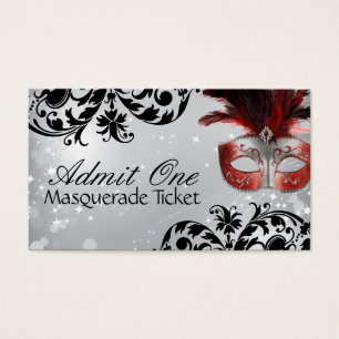 Bilhetes da admissão do mascarada