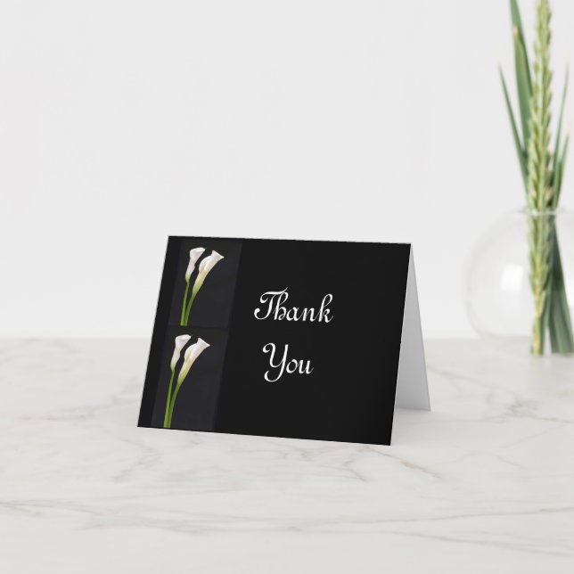BILHETES DE AGRADECIMENTO CALA LILY CASAMENTO (Frente)