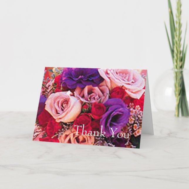 Bilhetes de Agradecimento de Casamento (Frente)