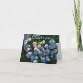Bilhetes de Agradecimento de Hortênsia Floral em B