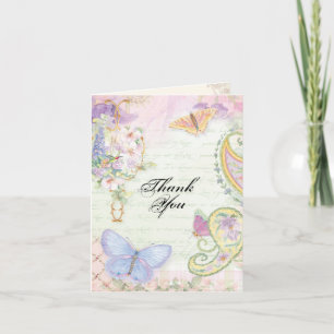 Bilhetes de Agradecimento - Wings of Love Wedding 