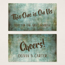 Bilhetes De Bebida Russos Azuis, Verdes E Castanho