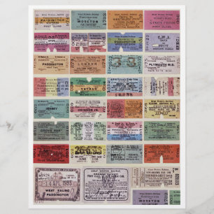 Bilhetes de safra Genuína (não AI) para Arranjo