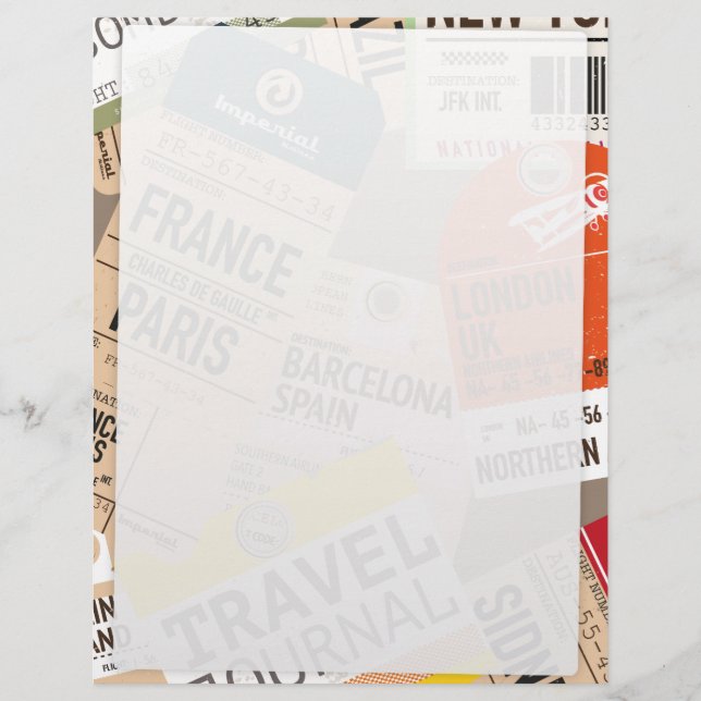 Bilhetes de Viagem Antigos (Frente)