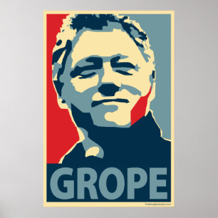 Bill Clinton - Grope: Poster de OHP