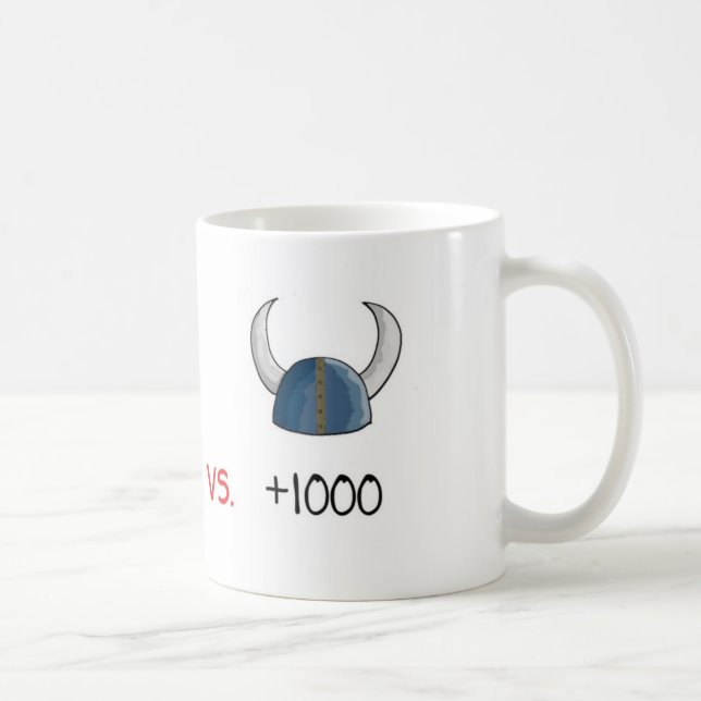 Bill contra Eric (versão) da idade - caneca (Direita)