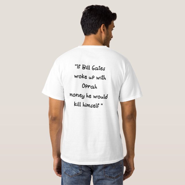 Bill Gates Pior Camiseta Pesadelo (Parte Traseira Completa)
