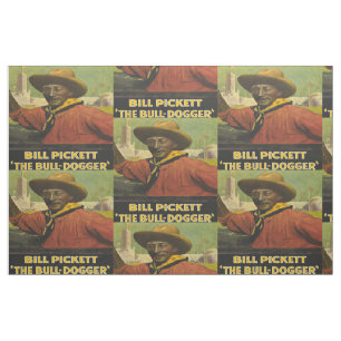 Bill Pickett Black Cowboy O Tecido SteerWrestler