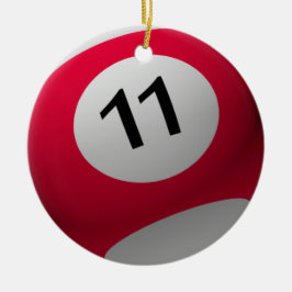 BILLIARD BALL ENFEITES DE NATAL 11 (ELEVEN)