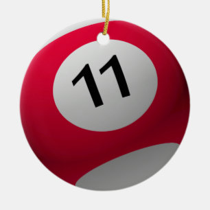 BILLIARD BALL ENFEITES DE NATAL 11 (ELEVEN)
