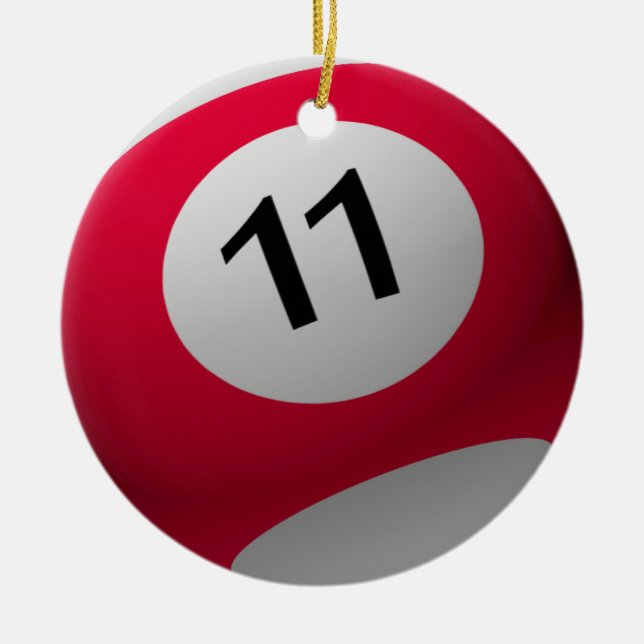 BILLIARD BALL ENFEITES DE NATAL 11 (ELEVEN) (Frente)