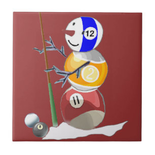 Billiard Ball Snowman