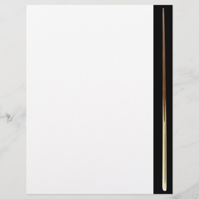 Billiard Cue Flyer (Frente)