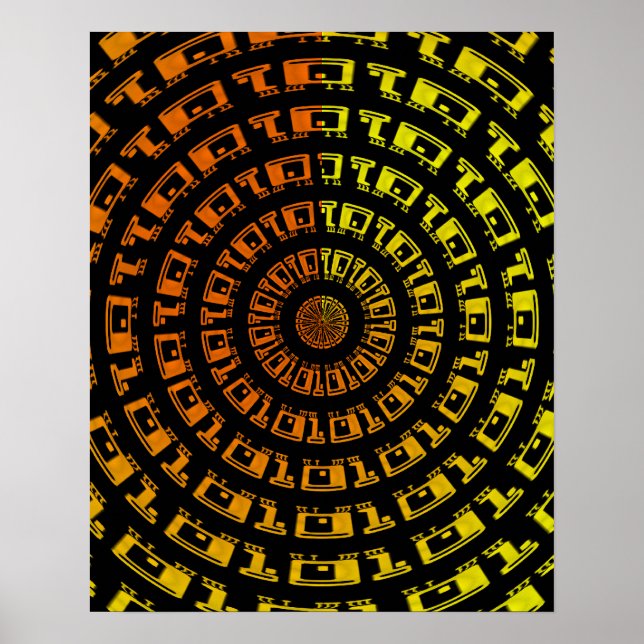 Binary Vortex poster (Frente)