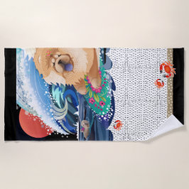 BINDI CHOWABUNGA - Toalha de praia de lg Chow