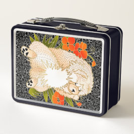 BINDI MINGSIE creme chow Metal Lunchbox