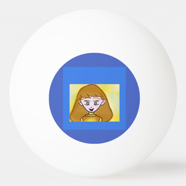 Bingo Azul - Bola Ping Pong (Frente)
