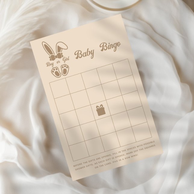 Bingo Bunny Light Beige Gender Reveking Game (Criador carregado)