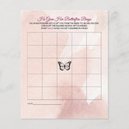 Bingo Chá de panela borboleta