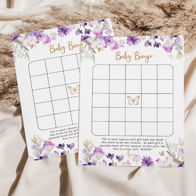 Bingo de borboleta de ouro roxa (Criador carregado)