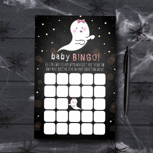 Bingo de Chá de fraldas de Halloween