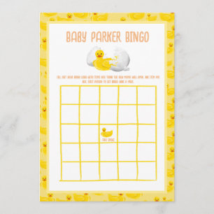 Bingo de Chuvinha de Bebê Patozinho Nasce Logo
