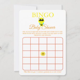 Bingo, Folheto de Cartão de Jogo de Chá de fraldas