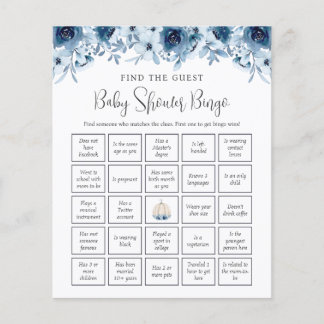 Bingo Pumpkin Chega Adivinha Quem Chá de fraldas J