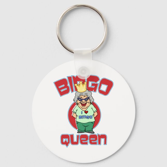 Bingo Queen - Personalizar Chaveiro (Frente)