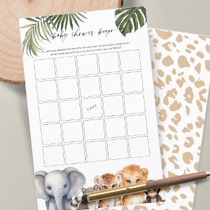 Bingo Safari, Chá de Um Bebê Selvagem