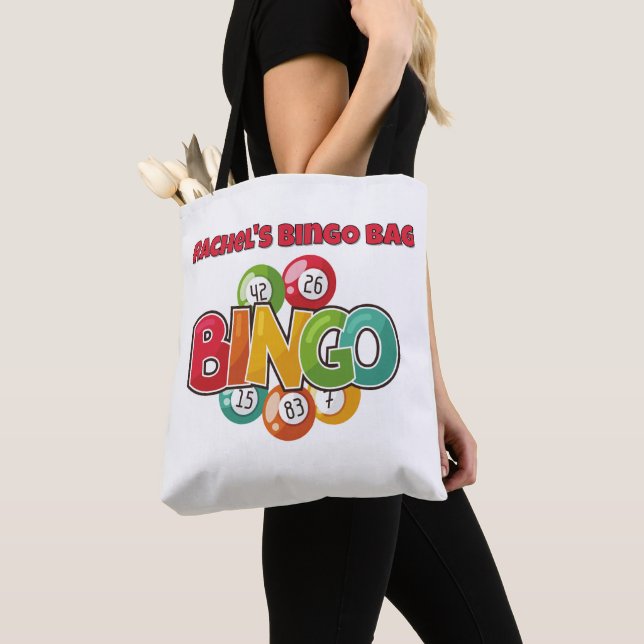 Bingo Tote Bag, Bingo Bag Personalizado (Close Up)