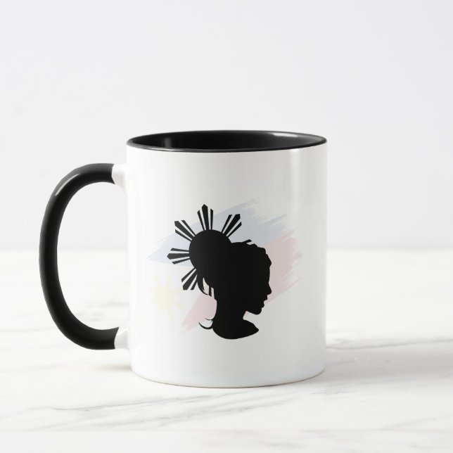 Binibining Pilipinas Filipina Sol Nascente Caneca  (Esquerda)