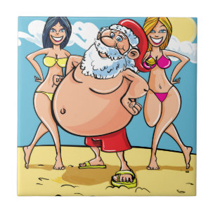 biquíni Beach santa claus