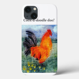 Bird Art Rooster Chicken Engraçado