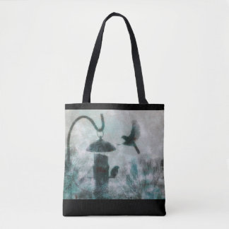 Bird Nature Misteriosa Turquesa Tote Bag