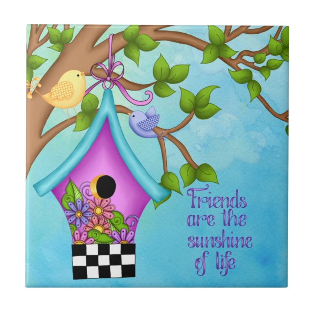 Birdhouse de Quadro de Controle Whimsical (Frente)