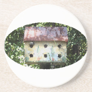 Birdhouse Edited Porta copos