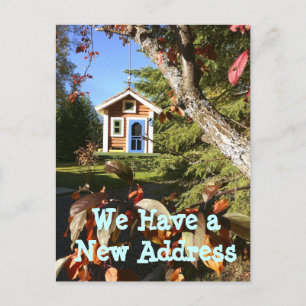 Birdhouse nós movemos a mudança de cartões de