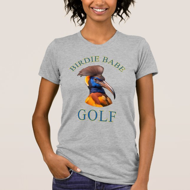 Birdie Babe - Camisa de Golfe (Frente)