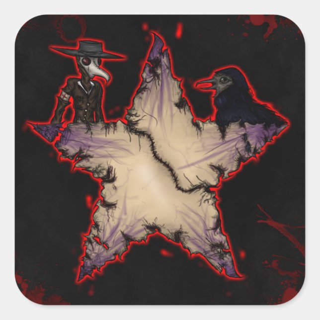 Birds of a Feather - grande etiqueta (Frente)