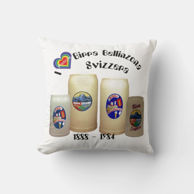 Birra Bellinzona almofada (Frente)