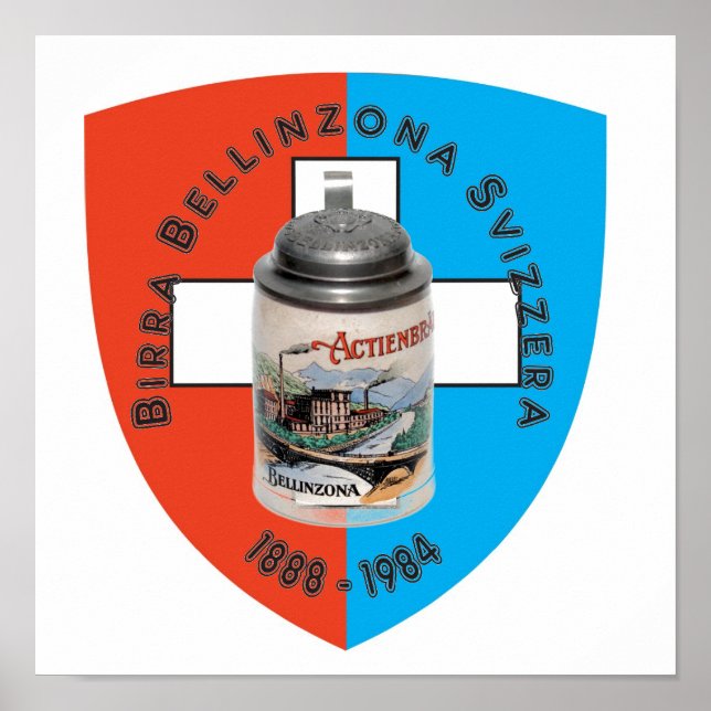 Birra Bellinzona Svizzera Poster (Frente)