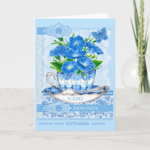 Birth Flower e Gem - Cartão de Jogo de Setembro