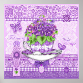 Birth Flower e Gem Feader Poster